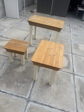 Nest tables solid for sale  WOLVERHAMPTON