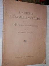 Riassunti tavole sinottiche usato  Salerno