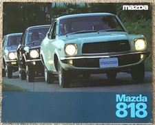 Folheto de vendas de carros Mazda 818 1975 #7509 M109-167 sedã COUPE Station Wagon comprar usado  Enviando para Brazil