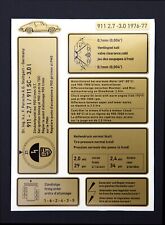 Autocollants sticker porsche d'occasion  Houilles