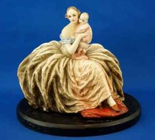 Guido Cacciapuoti Rzeźba Ceramiczna Duża Dama Dziecko Macierzyństwo Wolność Włochy 20. na sprzedaż  Wysyłka do Poland