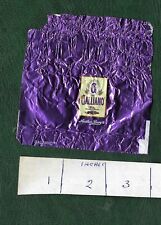 Foil wrapper galliano for sale  WELLING