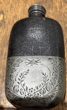 Vintage glass pewter for sale  SWINDON