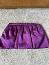 magenta clutch bag for sale  BURY