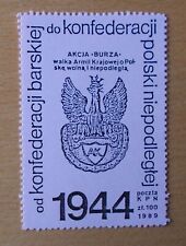 POLAND Solidarity Post POCZTA SOLIDARNOŚĆ 1944 Powstanie warszawskie na sprzedaż  PL