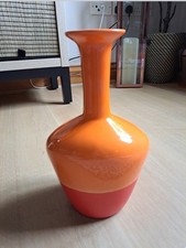 Habitat orange vase for sale  HOPE VALLEY