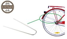 VARILLA GUARDABARROS CROMO BICICLETA DELANTERO TRASERO MTB BICI VINTAGE PLATA comprar usado  Enviando para Brazil
