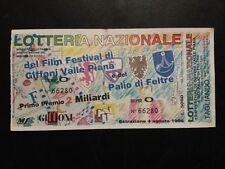 BIGLIETTO LOTTERIA  NAZIONALE PALIO DI FELTRE 1996 comprar usado  Enviando para Brazil