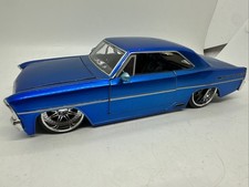 Brinquedos DUB City Jada BigTime Muscle 1967 Chevy Nova SS Azul 1:24 Cor Rara LEIA comprar usado  Enviando para Brazil