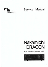 Nakamichi service manual gebraucht kaufen  Salzgitter