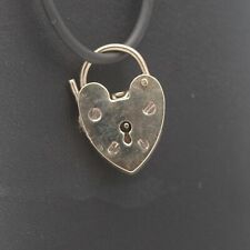 Herz Schloss Anhänger 375 Gold 9 KT Gelbgold Antik Love Key Liebe comprar usado  Enviando para Brazil