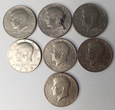 Seven kennedy half for sale  BIRMINGHAM