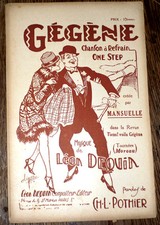 Gégène chanson refrain d'occasion  Tours-