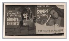 Filmplakat 1949 - DER GRAF VON MONTE CHRISTO & KAMPF UM JIMMY - Foto comprar usado  Enviando para Brazil