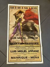 Używany, Affiche Ancienne Corrida 1964 Plaza De Toros De Palma De Mallorca na sprzedaż  Wysyłka do Poland