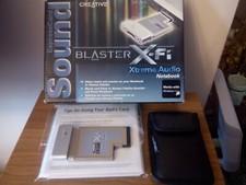 Placa expressa Creative Laptop x-fi xtream áudio notebook sound blaster sb0710 comprar usado  Enviando para Brazil