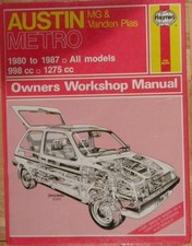 Haynes austin metro for sale  KIDLINGTON