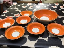Vintage orange dessert for sale  BATH