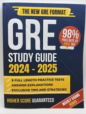 Gre study guide for sale  Seaford