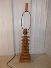 wood base solid lamp for sale  Lexington