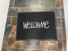 Tapete de boas-vindas estilo exigente tapetes de PVC 80cm X 60cm comprar usado  Enviando para Brazil