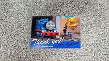 Usado, Cartão de agradecimento Thomas & Friends 80º aniversário assinado por Sidekickjason YouTube comprar usado  Enviando para Brazil