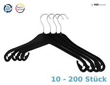 10-200 x wieszak na ubrania NA 47 cm plastikowy wieszak na koszule wieszak na bluzki czarny na sprzedaż  Wysyłka do Poland