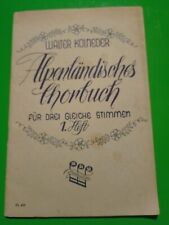 Altes alpenländisches chorbuc gebraucht kaufen  Witten