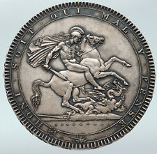 Moeda antiga de prata 1818 GRANDE GRÃ-BRETANHA REINO UNIDO King George III i87166 comprar usado  Enviando para Brazil