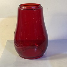Globo de substituição vintage original vermelho rubi DIETZ FITZALL LOC-NOB C+3, usado comprar usado  Enviando para Brazil