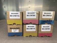 (Conjunto de 6) Pacote de cartuchos de toner Sharp MX27NTCA MX27NTMA MX27NTYA CMY comprar usado  Enviando para Brazil