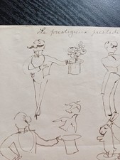 Rare dessin magicien d'occasion  Le Havre-
