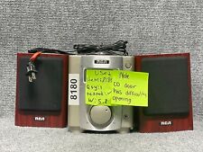 Sistema RCA Ultra Mini RP-9150A Rádio Relógio CD Player com Alto-falantes de Estante, usado comprar usado  Enviando para Brazil