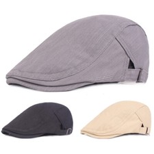 Usado, Boné de golfe masculino cor sólida ajustável casual ao ar livre jornaleiro boina chapéu comprar usado  Enviando para Brazil