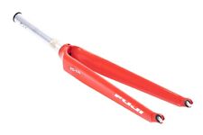 Usado, Garfo de bicicleta Fuji FC-770 lâmina de carbono pista de estrada 700c 1 1/8" QR aro freio vermelho comprar usado  Enviando para Brazil