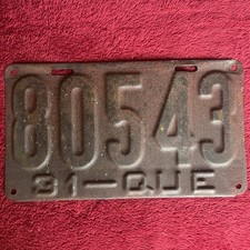 1931 licence québec d'occasion  Expédié en Belgium