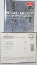 Sergei TANEYEV: Piano Quartet op.20, Piano Trio op.22 - CENTAUR Mendelssohn Trio, usado comprar usado  Enviando para Brazil