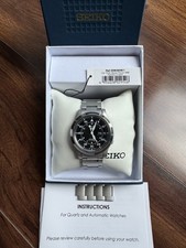 Seiko 5 SNK809 relógio automático militar fosco masculino piloto de campo preto 7S26-02J0 comprar usado  Enviando para Brazil