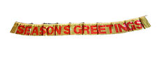 Vtg christmas banners for sale  Burnet