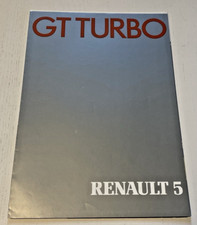 Usado, Brochure de Vente  RENAULT Super 5 GT TURBO  En Allemand - 1985  - Bel Etat. comprar usado  Enviando para Brazil