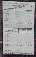 Cricket scorecard may d'occasion  Expédié en Belgium