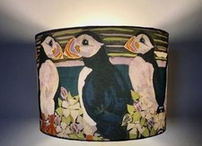 Handmade puffin lampshade for sale  GOOLE