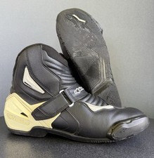 Botas Alpinestars SMX-1R ventiladas V2 EUA 11.5 / UE 46 preto/branco, usado comprar usado  Enviando para Brazil