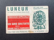 Biglietto ticket luneur usato  Monza