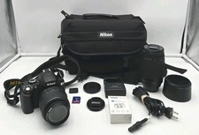 Usado, Kit Nikon D60 com lentes 18-55mm e AF Nikkor 70-300mm com carregador e cartões de bolsa comprar usado  Enviando para Brazil