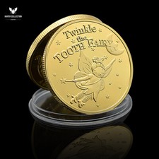 Moeda de ouro Twinkle The Tooth Fairy um presente do conto de fadas presentes de Natal comprar usado  Enviando para Brazil