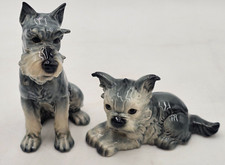 Goebel Dog Schnauzer Fox Terrier, Cachorro Schnauzer Cinza Alemanha Ocidental - ASSINADO!!! comprar usado  Enviando para Brazil