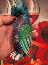 Hand carved painted for sale  Globe