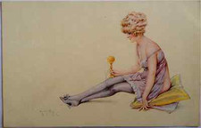 Cpa erotique illustrateur d'occasion  Paris XX