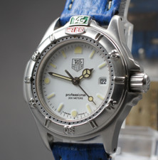 Usado, [Perto de ESTADO PERFEITO] TAG Heuer 999.808A relógio feminino quartzo profissional 200m 27mm Japão comprar usado  Enviando para Brazil